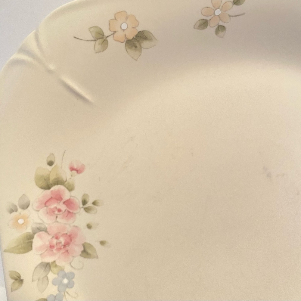 Pfaltzgraff Tea Rose 12" x 12" Square Serving Platter - Picture 3 of 11